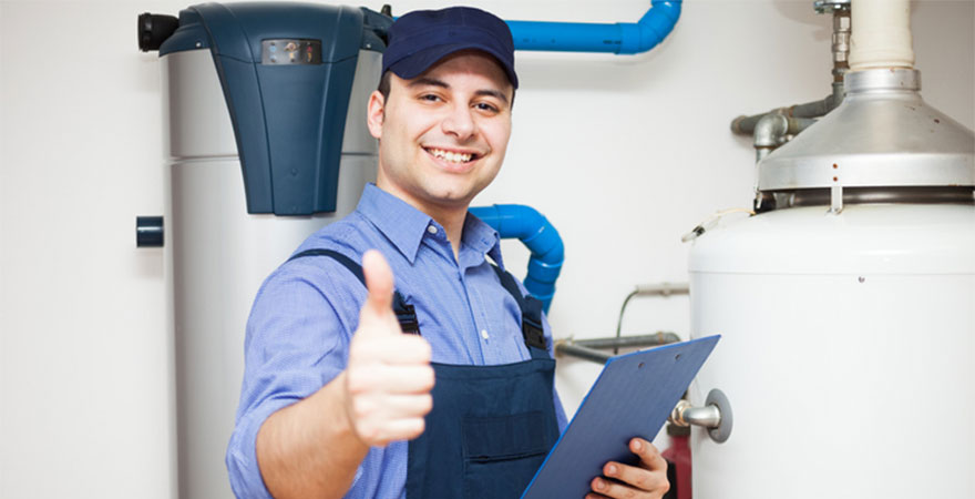 HVAC Contractor Thumbs Up